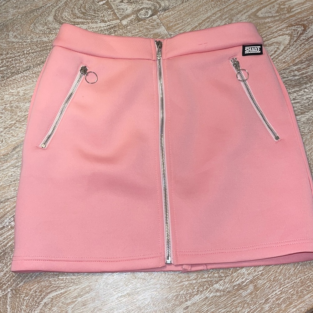 ASOS shade, London, small mini skirt